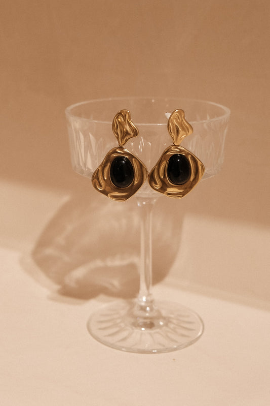Hilda Drop Earrings - Gold